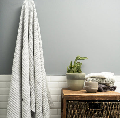 Dupduru Waffle Towel-Pearl Grey