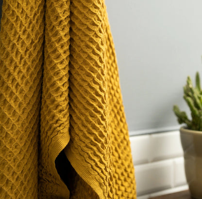 Dupduru Waffle Towel-Mustard