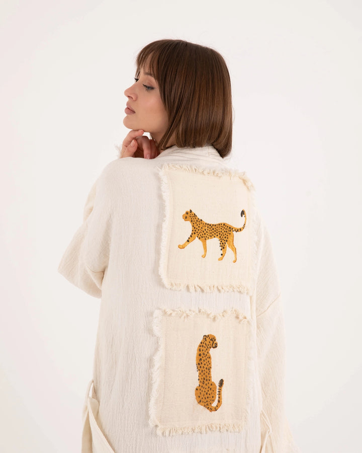 Golden Cheetah Robe
