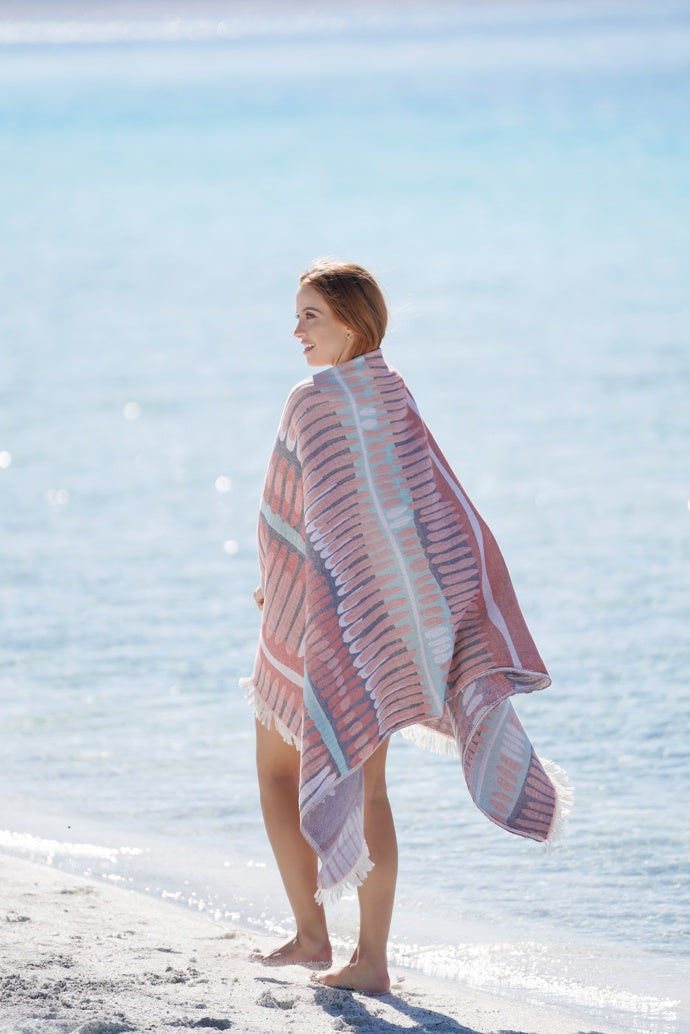 Tibia Beach Towel-Pink