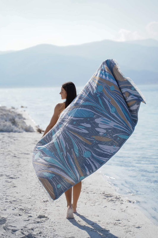 Capelle Blue Towel