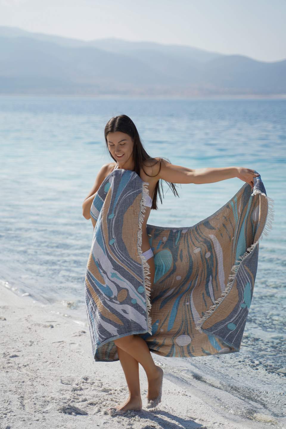 Capelle Blue Towel