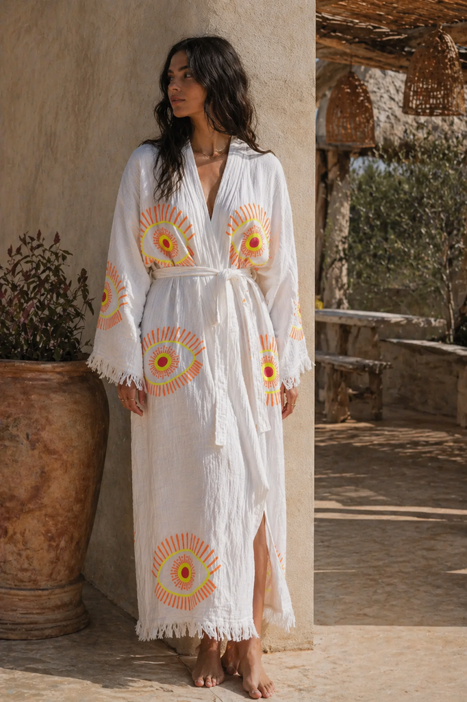 Red Eye Robe/Kimono – Hammam Chic