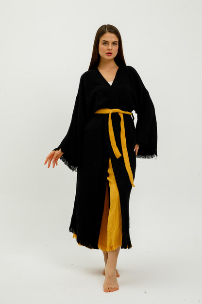 Black Nazar Kimono/Robe