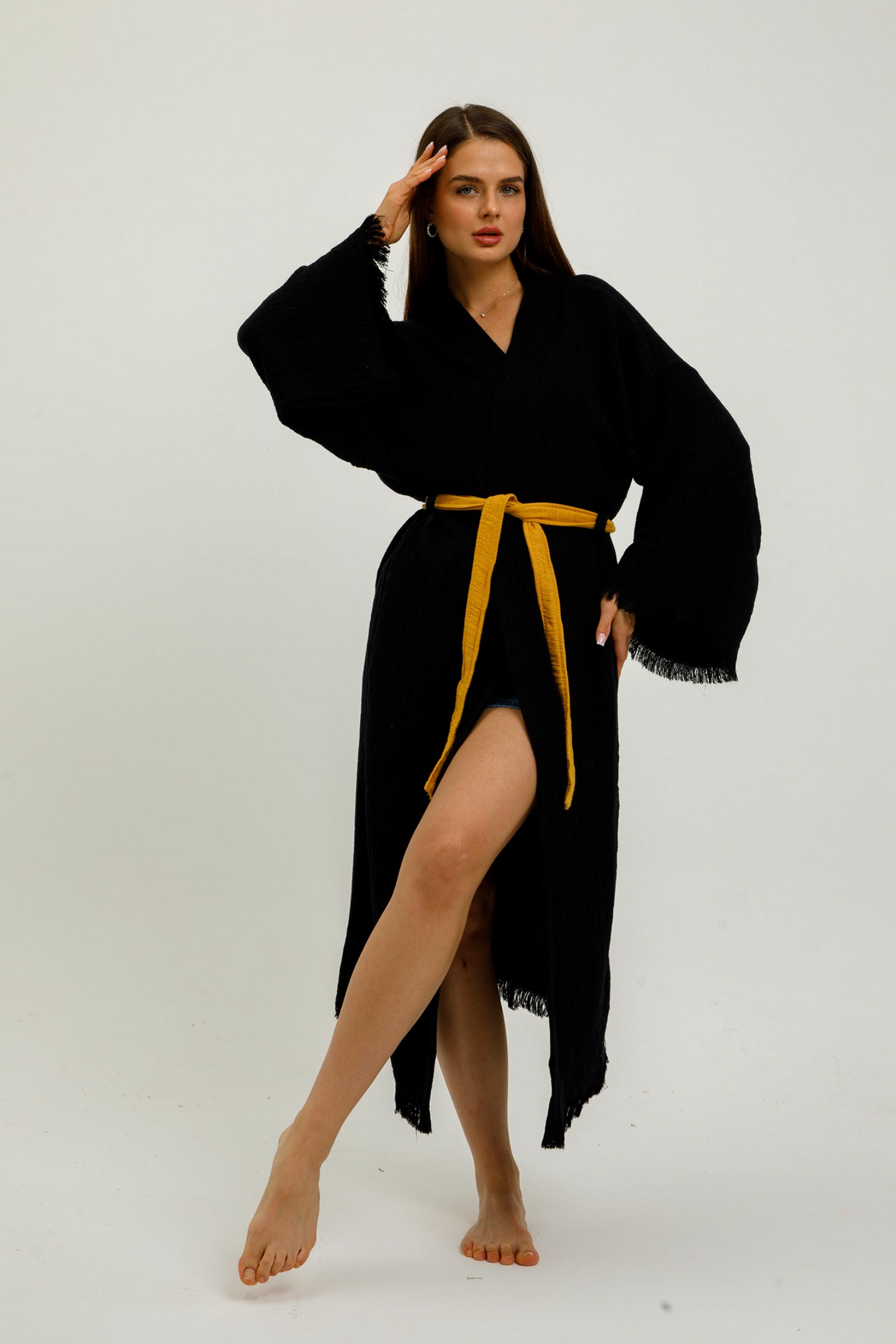 Black Nazar Kimono/Robe