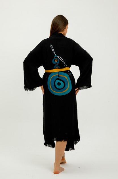 Black Nazar Kimono/Robe