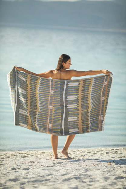 Tibia Beach Towel-Yellow