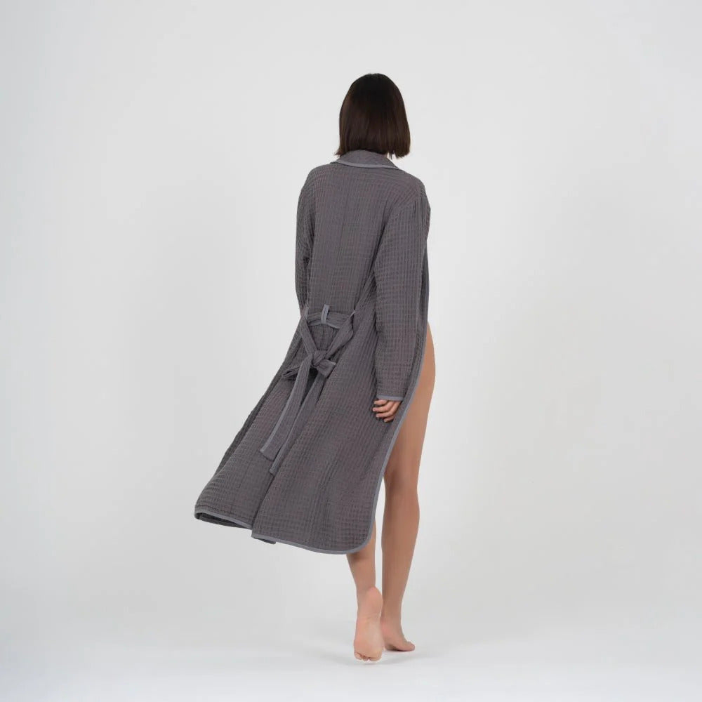 Dupduru Bathrobe - Charcoal Grey