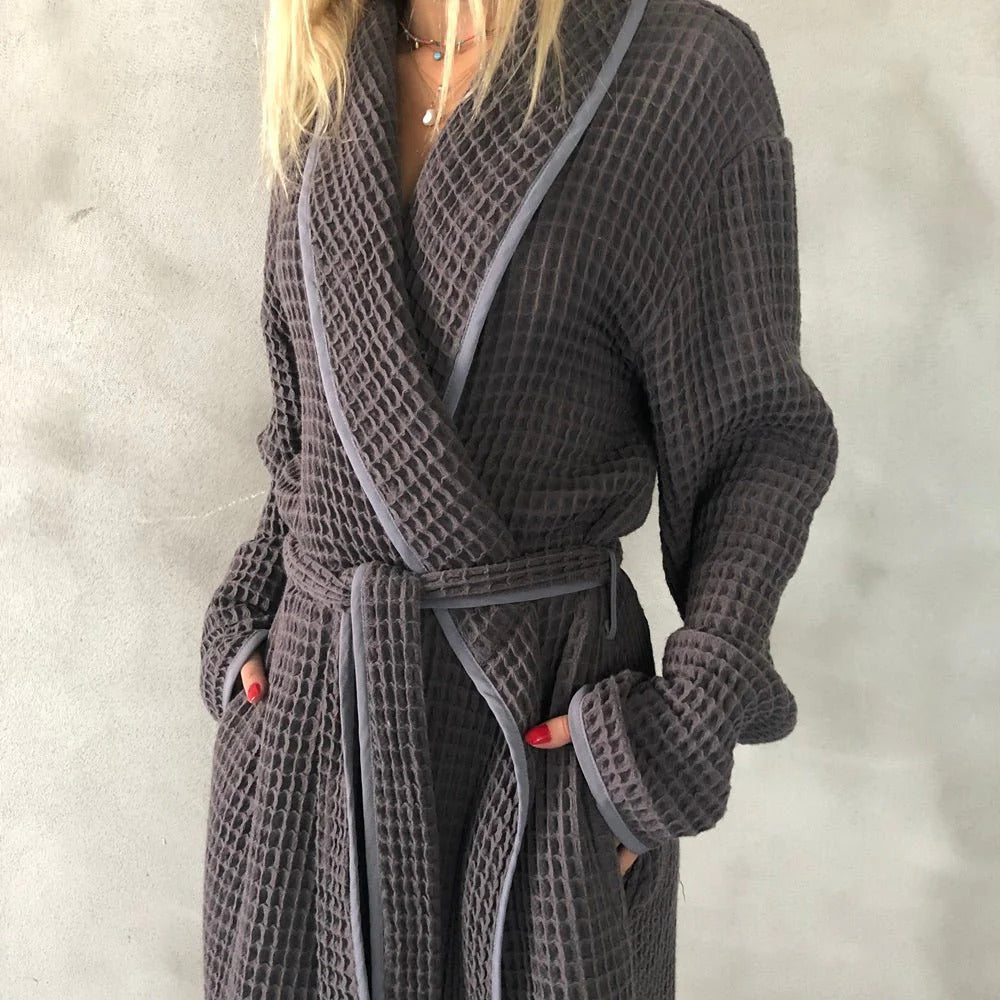 Dupduru Bathrobe - Charcoal Grey