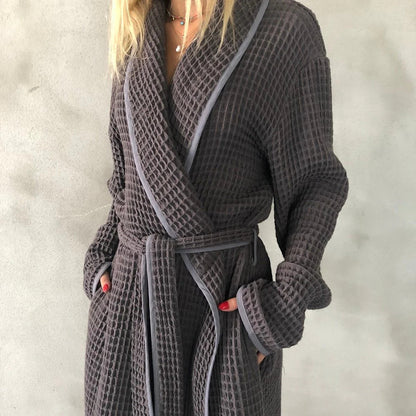 Duru Charcoal Grey Bathrobe