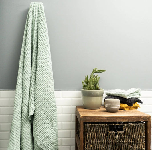 Duru Mint Waffle Towel