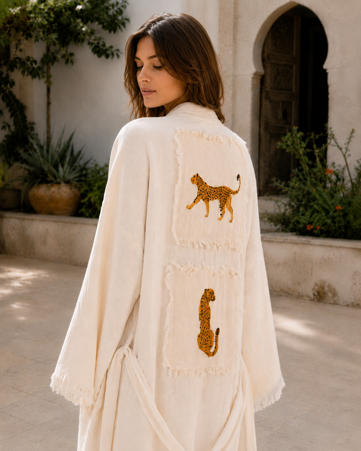 Golden Cheetah Robe